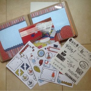Complete Celebrations Album with embellishment kit 8x8